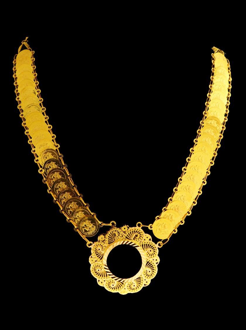 21K Gold Coin Necklace – SW11114